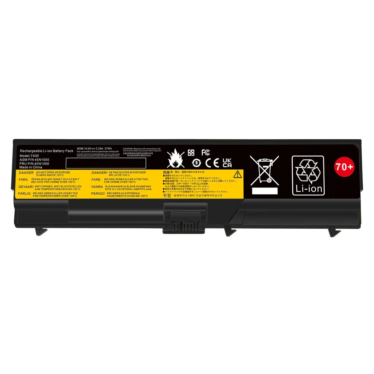 Damaite Damaite 6-Cell 10.8V 57Wh Laptop Battery for ThinkPad T430 T530 W530 L430 — product photo