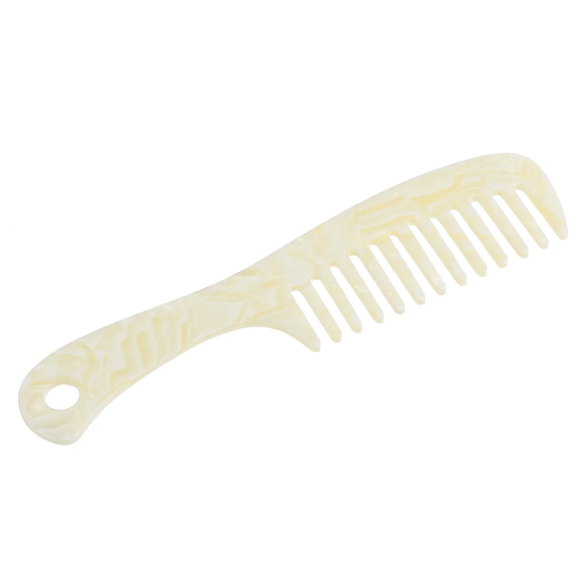 Unique-Bargains Unique-Bargains Wide-Tooth Hair Comb Beige 18.7x4.5cm — product photo