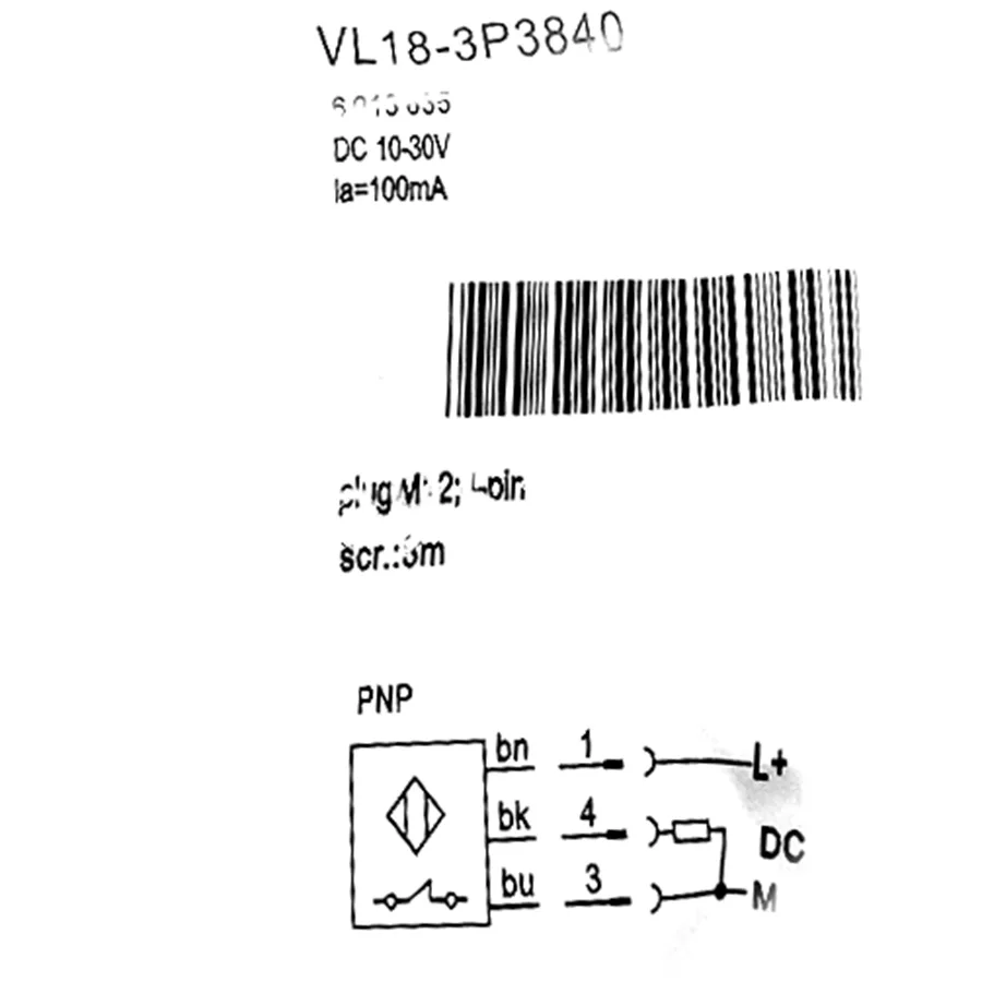 Sick Sick VL18-3P3840 Photoelectric retro-reflective sensor PNP — product photo