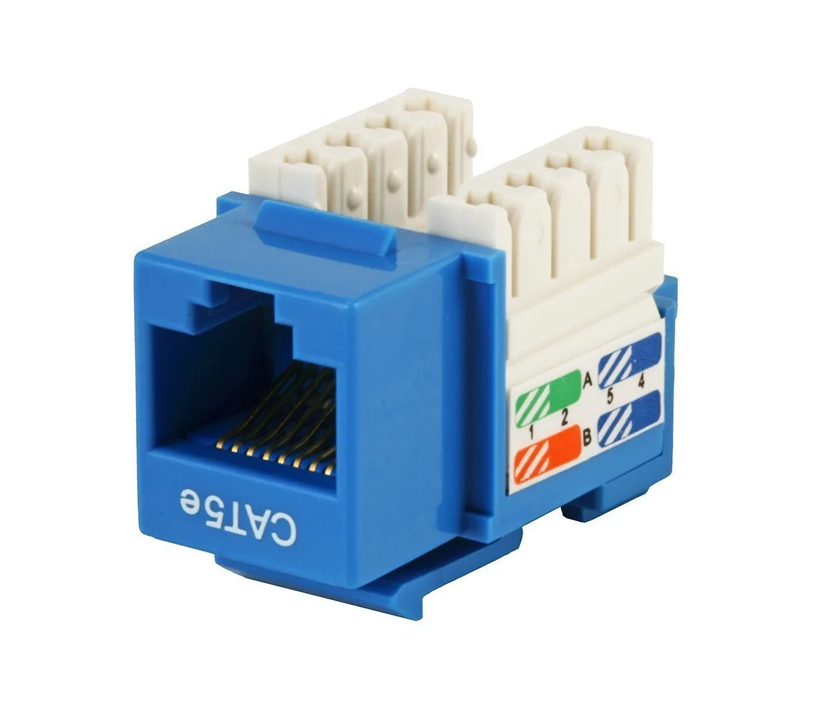 Monoprice Inc. Monoprice Inc. Cat5e Punch Down Keystone Jack 105371 5 Pack Wired Accessory — product photo