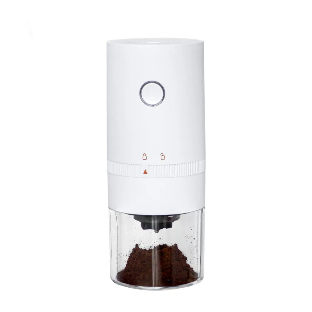 ElephantNum ElephantNum Electric Coffee Grinder White USB-C Ceramic Burr — product photo