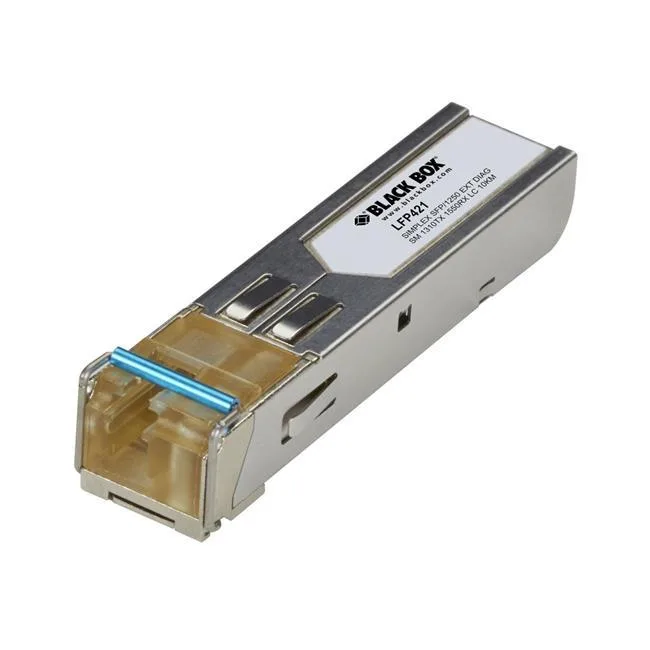 Black Box Corporation Black Box Corporation LFP421 SFP adapter 1.25 Gbps 1310 nm TX 1550 nm RX simplex single-mode 10 km LC — product photo