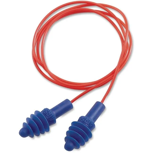 Honeywell Honeywell DPAS30R AirSoft Polycord Earplugs Corded 100 Box NRR 27 — product photo