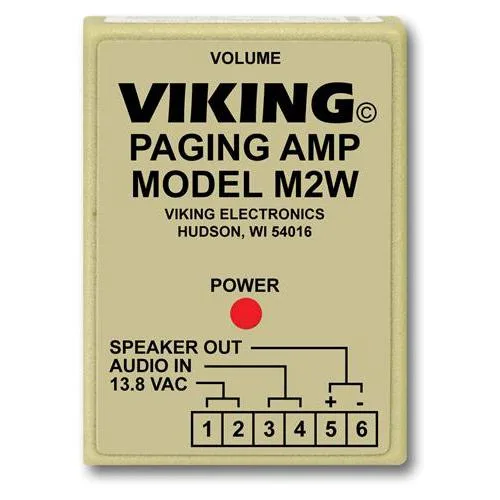Viking Electronics Viking Electronics VK-M2W paging power amp with 25AE horn — product photo