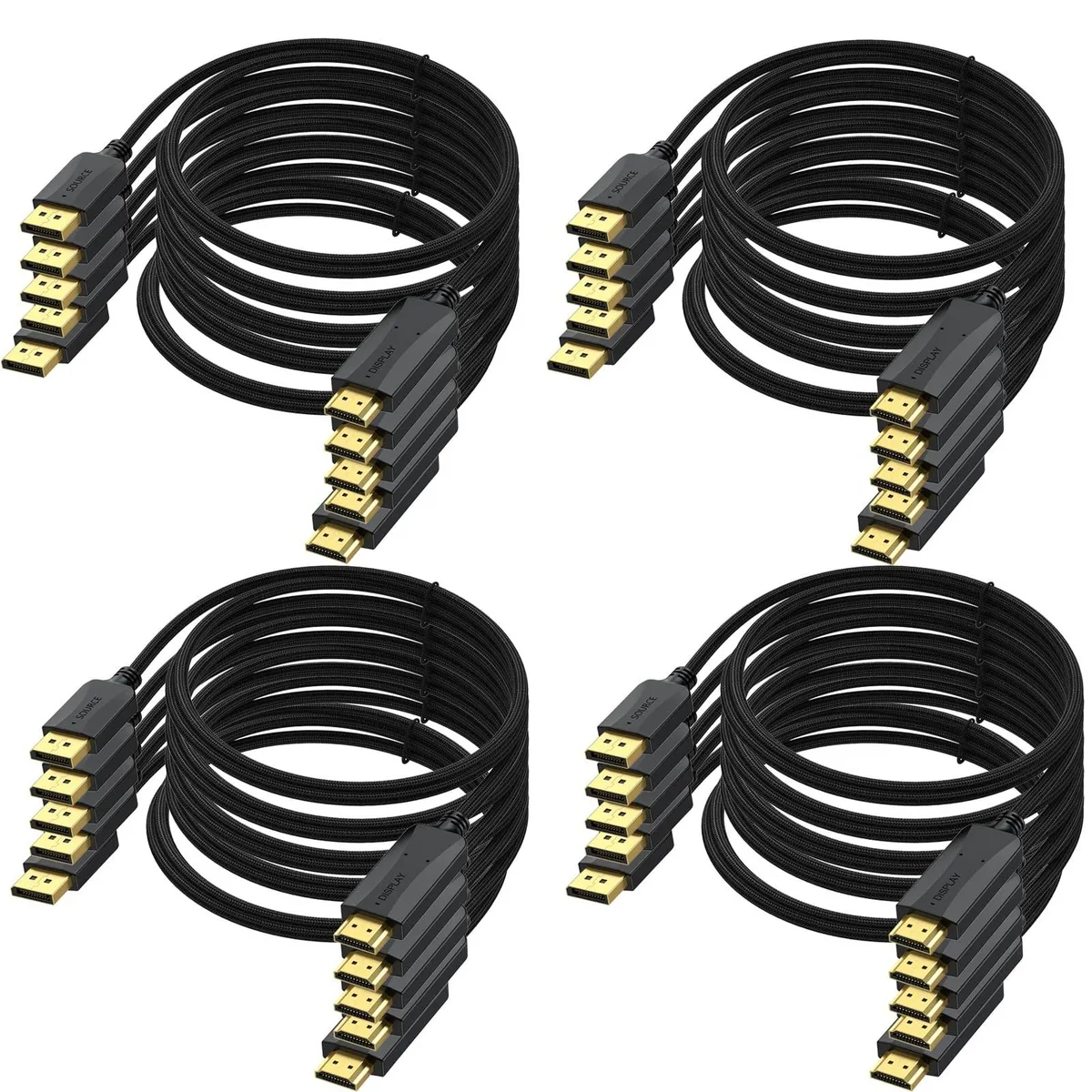 Astro Gaming Astro Gaming DisplayPort to HDMI Cable 20-Pack 6FT 4K 2 in 1 Accessories — product photo