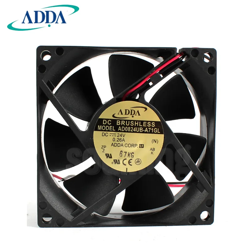 Fans Fans AD0824UB-A71GLSize 80x80x25mm 24V 0.15A case fan — product photo