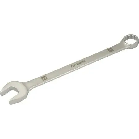 27 mm 12 point combination wrench mirror chrome finish