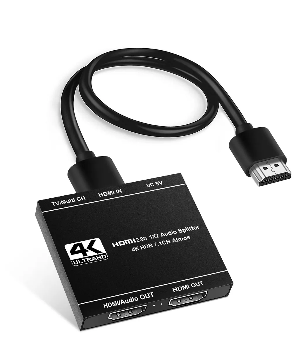 WRIARICH WRIARICH 4K@60Hz HDMI Splitter 1 in 2 Out distribution — product photo