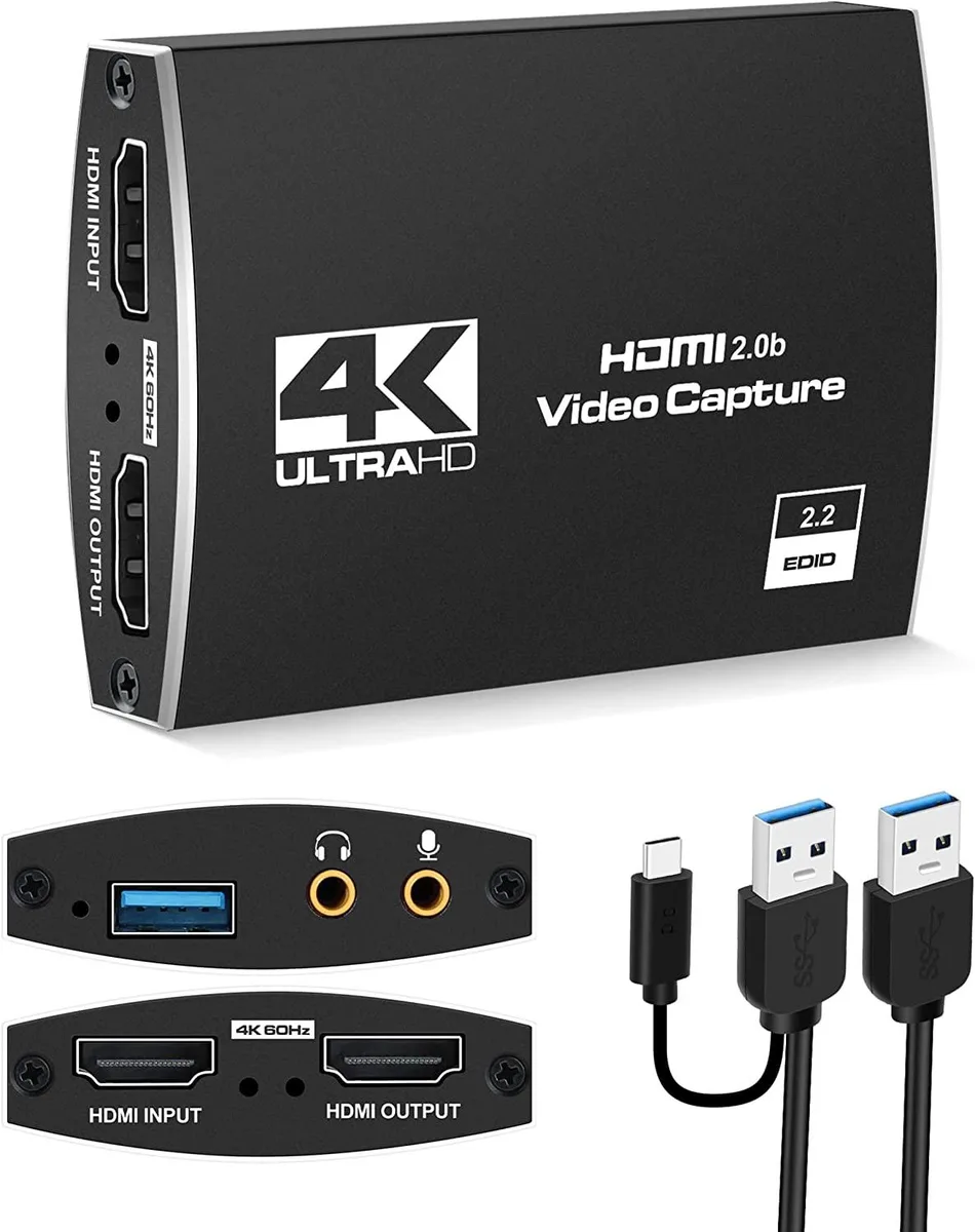 AUBEAMTO AUBEAMTO OZC3B video capturing device USB 3.0 4K HDMI 1080p 60fps — product photo