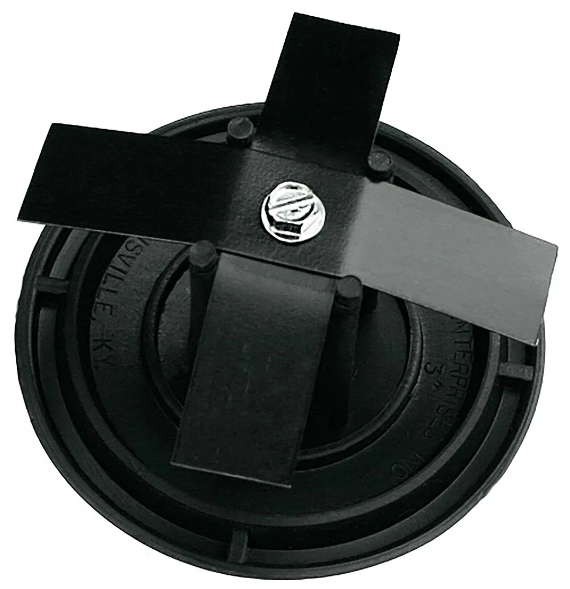 Deltech Fitness Deltech Fitness 3-1/2" Round Pole Cap Black Plastic UV-Stable — product photo