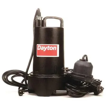 Dayton Dayton 3BB80 3/4 HP Submersible Sump Pump 120V AC Diaphragm 1-1/2" FNPT — product photo