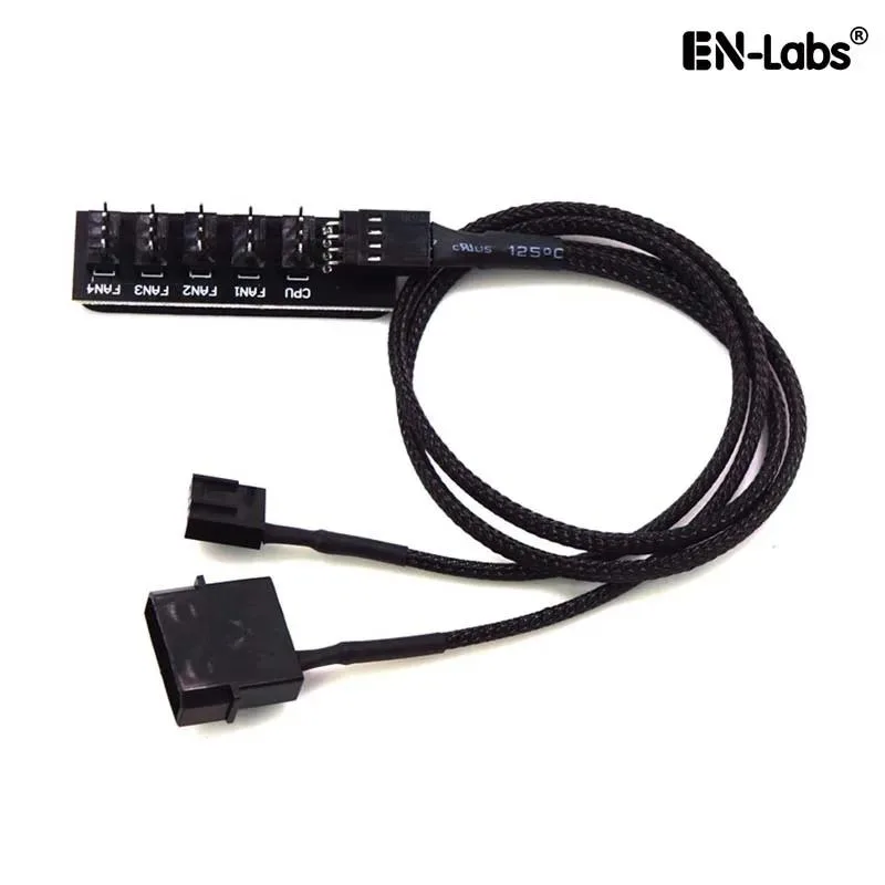 HETAI Digital Technology Co.,Ltd HETAI Digital Technology Co.,Ltd 5 Port PWM Fan Hub 40cm or 8 Port 50cm — product photo