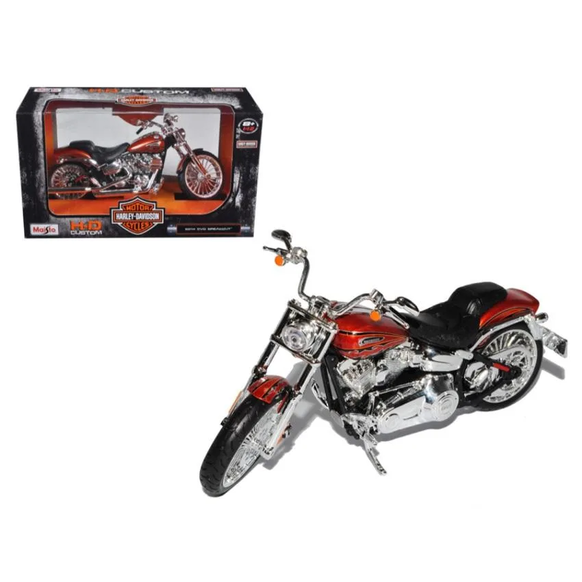 Maisto Maisto 2014 Harley Davidson CVO Breakout Orange 1/12 Diecast Motorcycle — product photo
