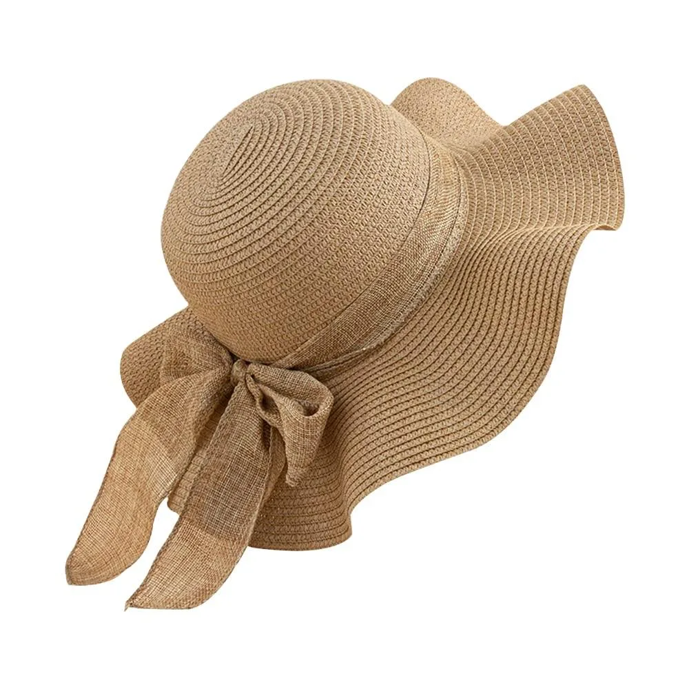 Floppy Sun Hat Wide Brim 5.3 inch Black 57-58 cm — product photo