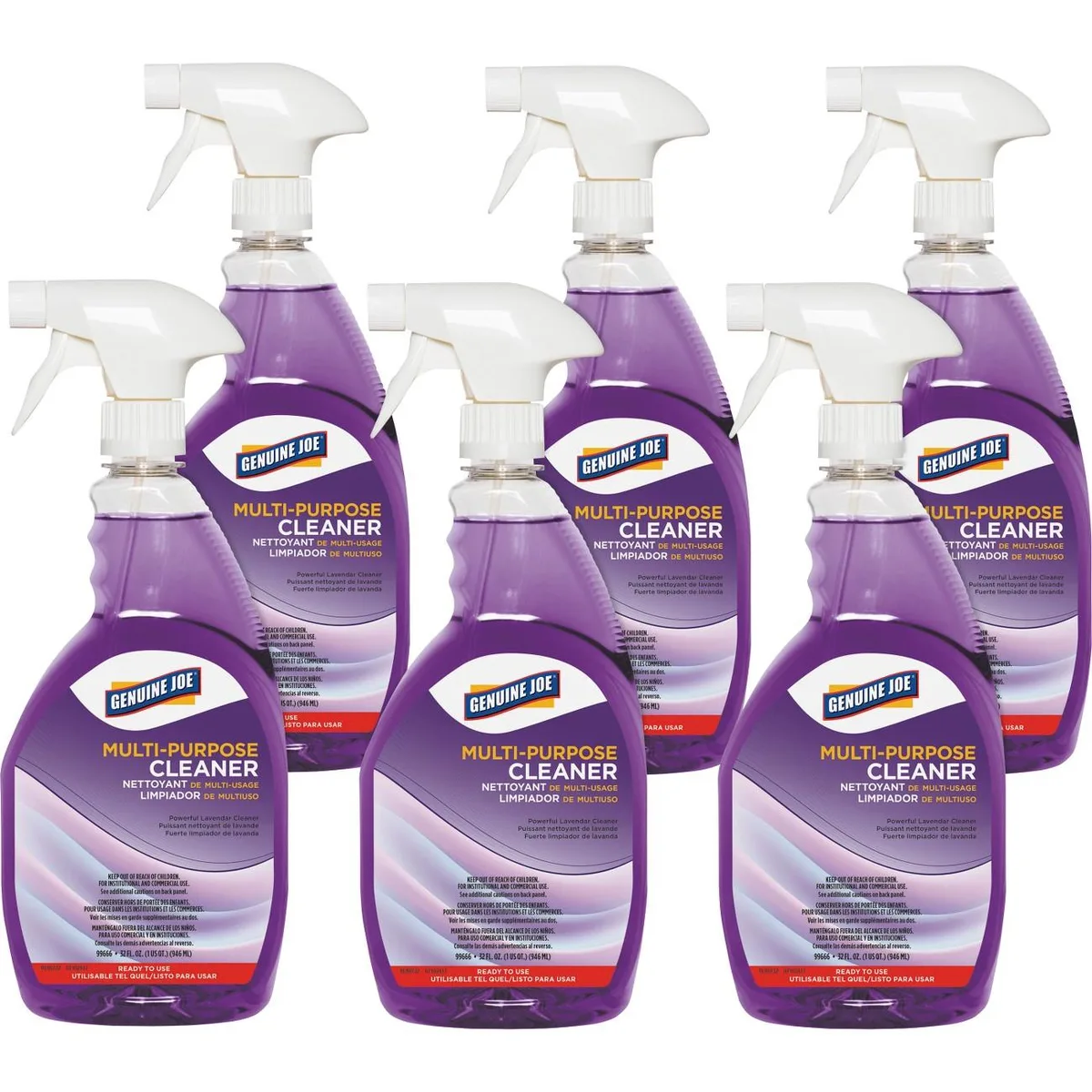 Genuine Joe Genuine Joe 99666CT Lavender Multi-purpose Cleaner Spray 32 fl oz — product photo