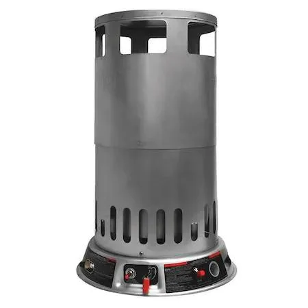 Dayton Dayton 6BY74 Portable Gas Floor Heater LP Matchless Piezo 15 7/8 in Wx 15 hvac control — product photo