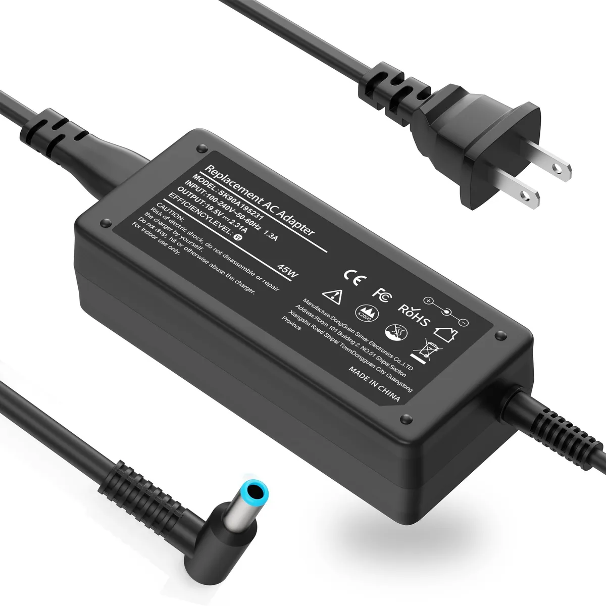  DELL SM65CL-01 85W 20V 11.8A Laptop Charger Blue Tip — product photo