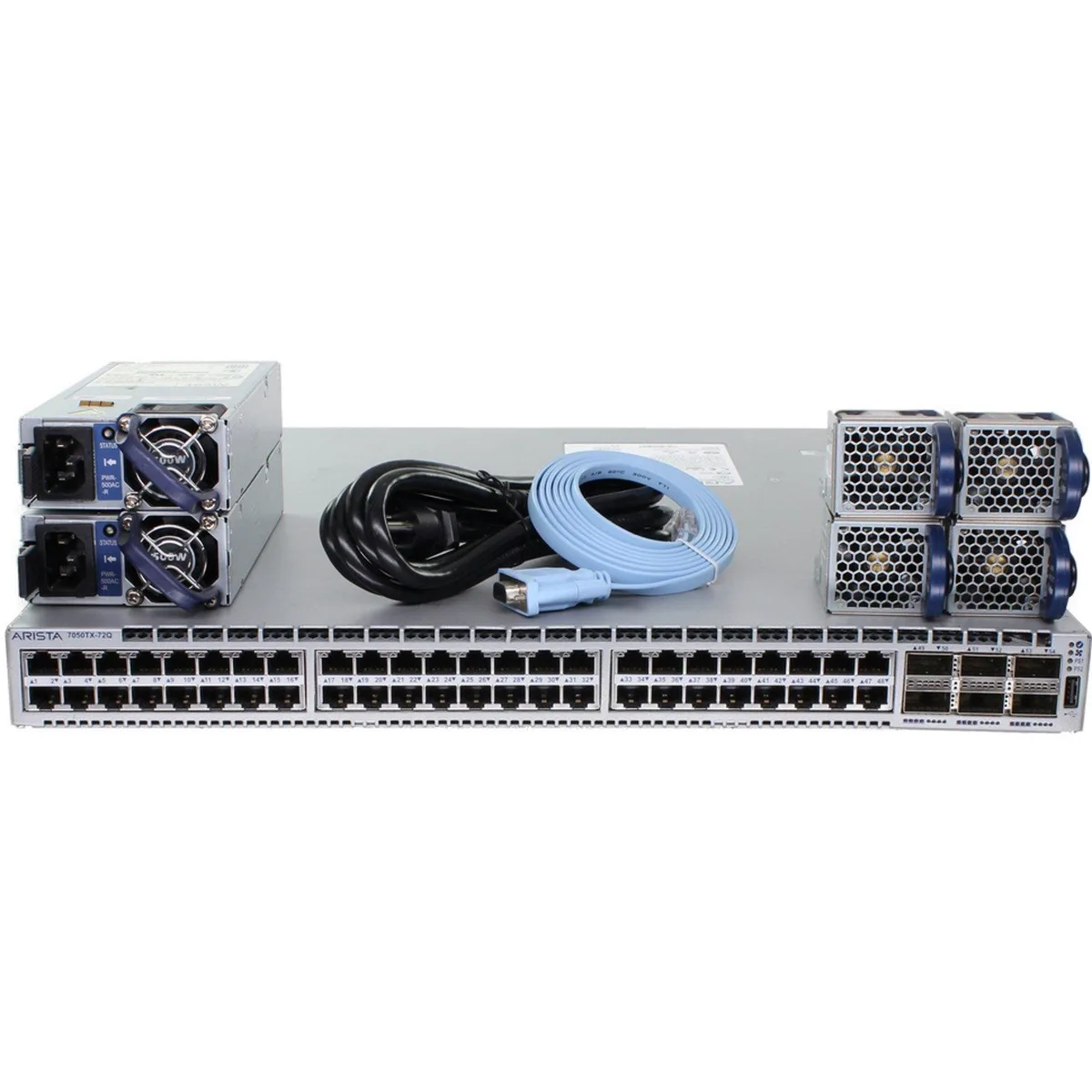 Arista Networks, Inc. Arista DCS-7050TX-72Q-R network switch 48x 10GbE Base-T 6x 40GbE QSFP+ — product photo