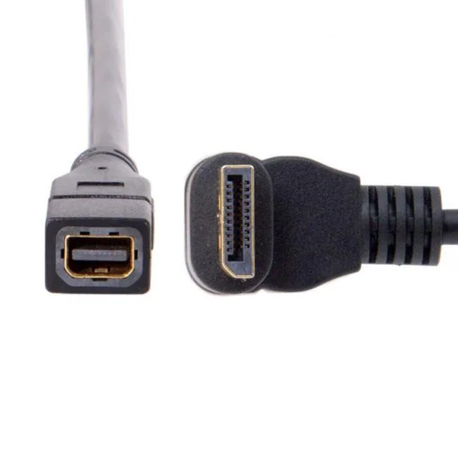 Shenzhen Shenzhong TECH. CO. LTD. Shenzhen Shenzhong TECH. CO. LTD. DP Male to Mini DP Female 90° Up-Angled Adapter — product photo