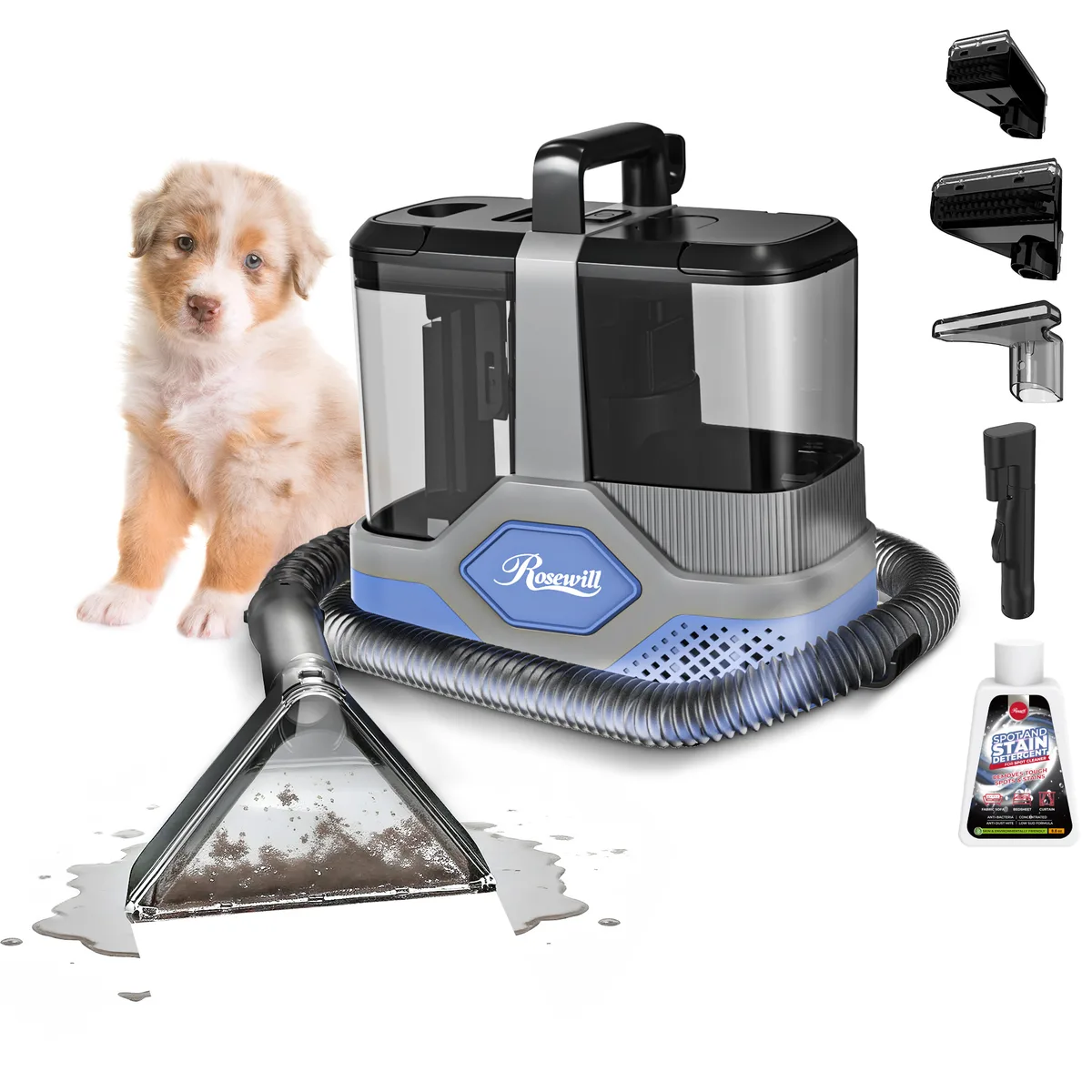 Rosewill Rosewill RHFC-25001 Carpet Cleaner 600W 17KPa 74.4oz 1.2L 4 Tools — product photo