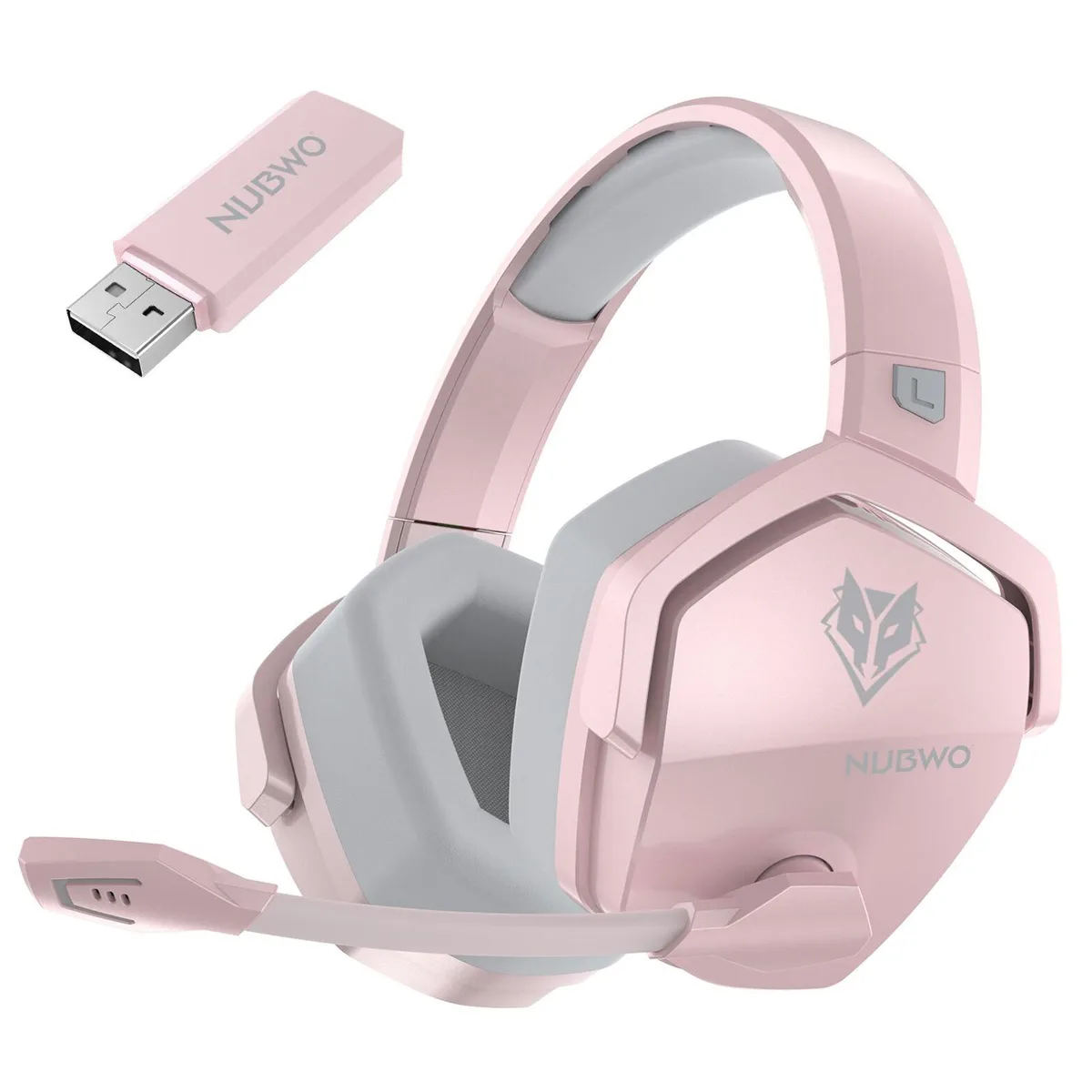 nubwo nubwo G06 Wireless Gaming Headset Pink 50mm 48h — product photo