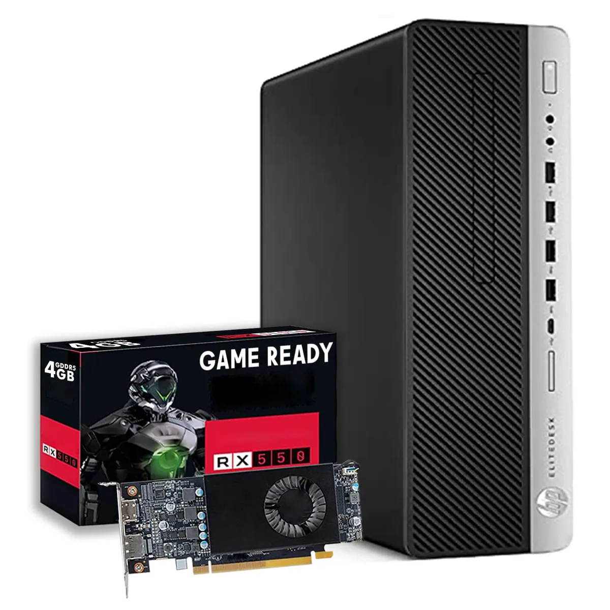 HP HP EliteDesk SFF i7-6700 3.4 GHz 16GB DDR4 512GB SSD Radeon RX 550 4GB DDR5 — product photo