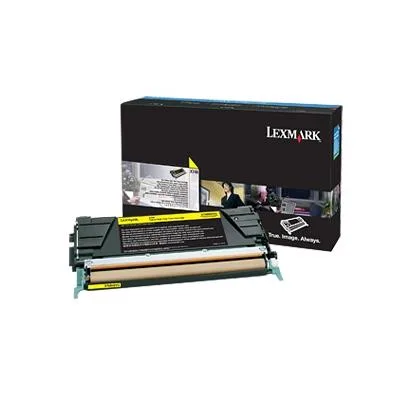 Lexmark Lexmark X748H4YG Yellow High Yield Toner Cartridge 10000 pages — product photo