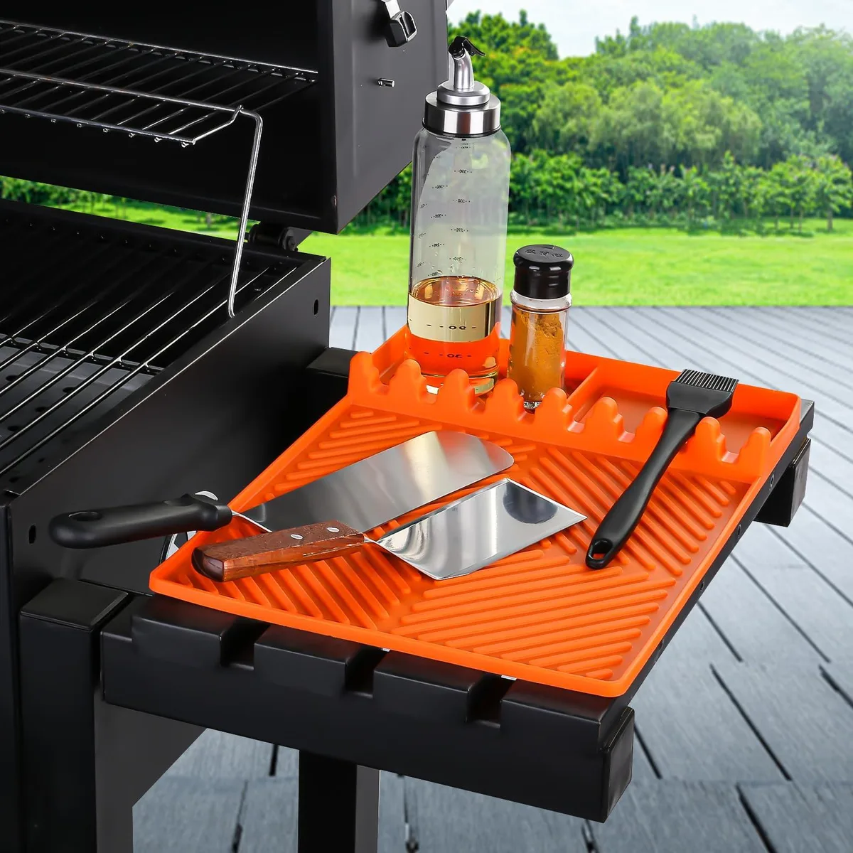  Healthy Living GJD-cheng Silicone Grill Mat 16x11.5 Orange — product photo