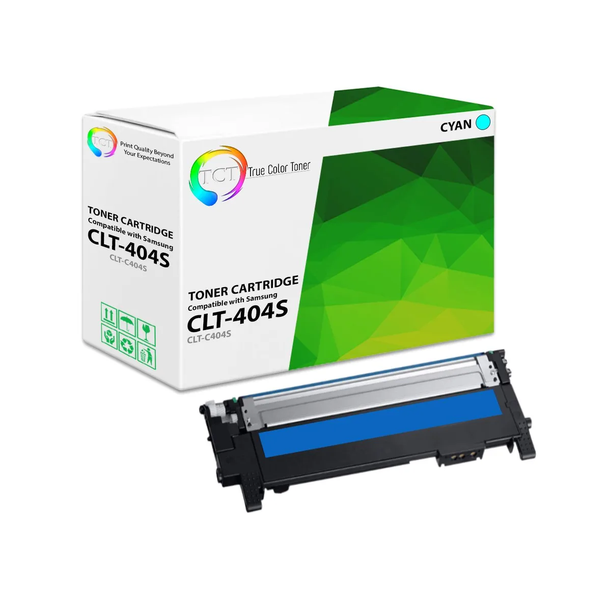 True Color Toner True Color Toner CLT-C404S Cyan Toner Cartridge 1000 Pages — product photo