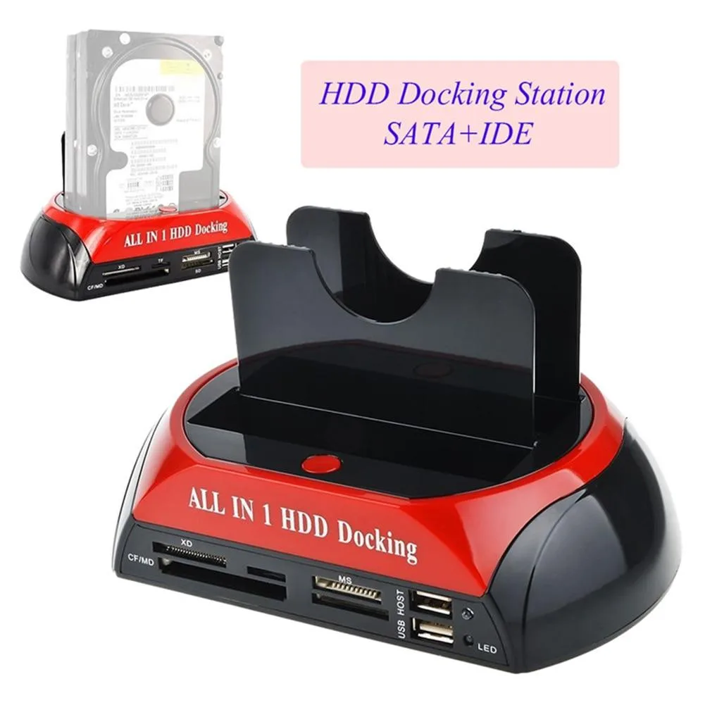 YINGHUA YINGHUA 875 SATA HDD Docking Station Red Black — product photo