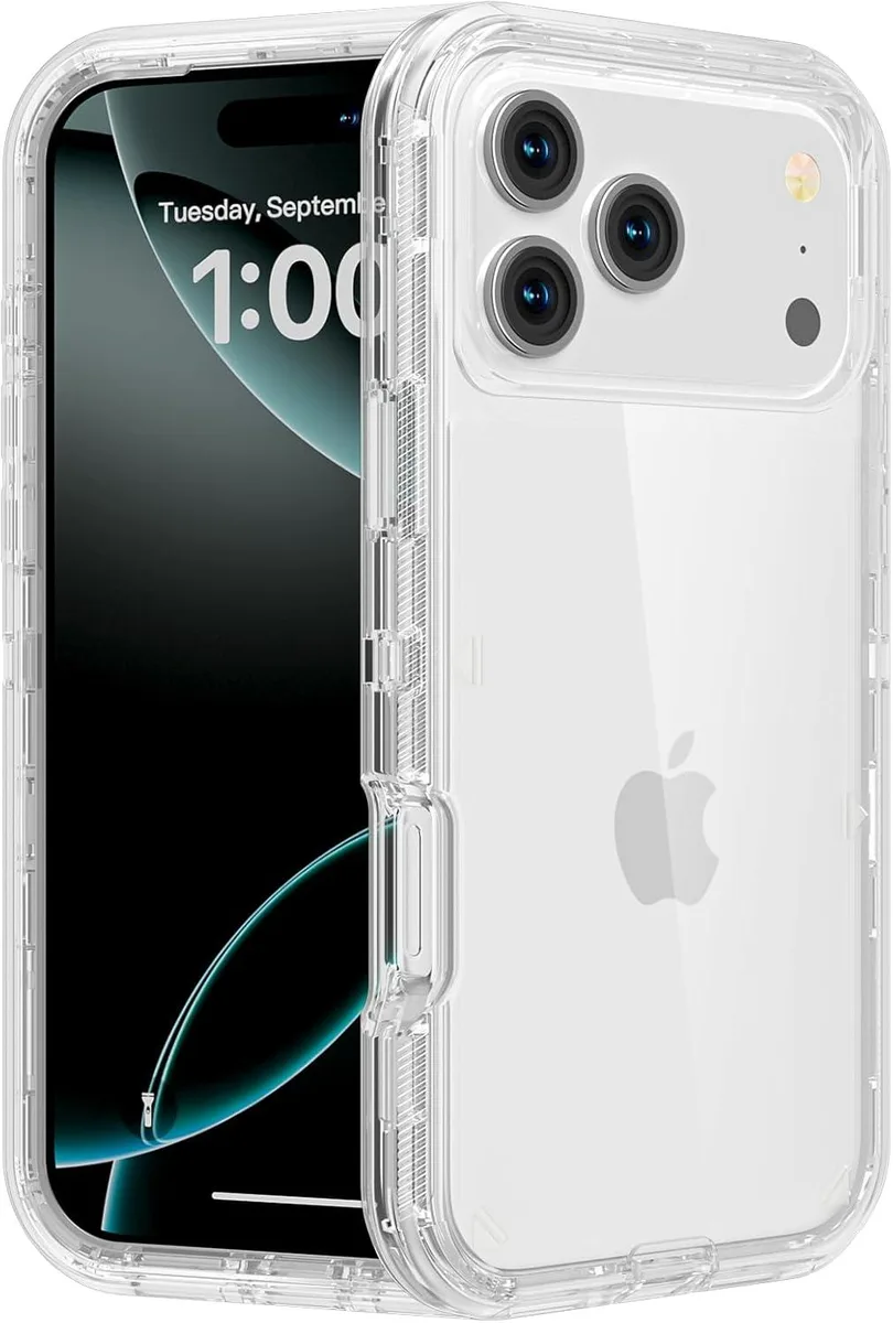 Transcend Transcend iPhone 17 Pro Max Case 6.9" Dual Layer 6.5ft Drop 3.9mm Bezels Crystal Clear — product photo