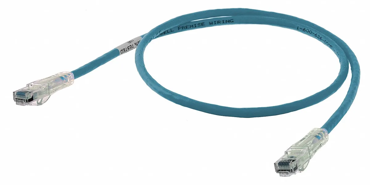 Hubbell Incorporated Hubbell Premise Wiring HC6B07 Cat 6 Ethernet Cable Blue 7 ft — product photo