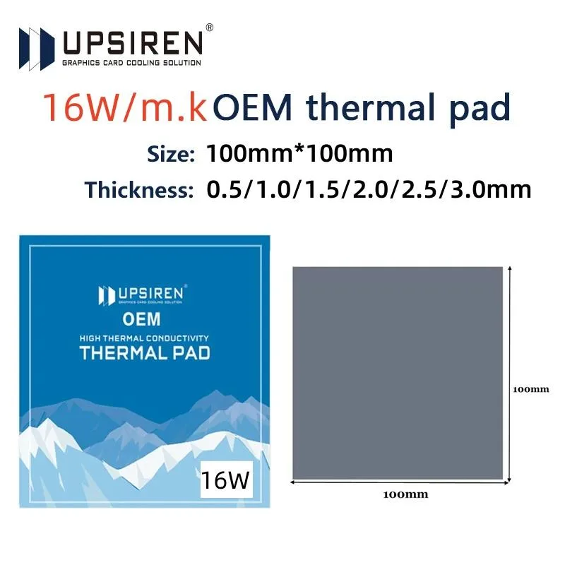 UPSIREN UPSIREN OEM Thermal Pad 16W/mK 100x100x1.5mm 23g — product photo