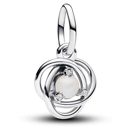 PANDORA PANDORA White Eternity Circle Dangle Charm part — product photo