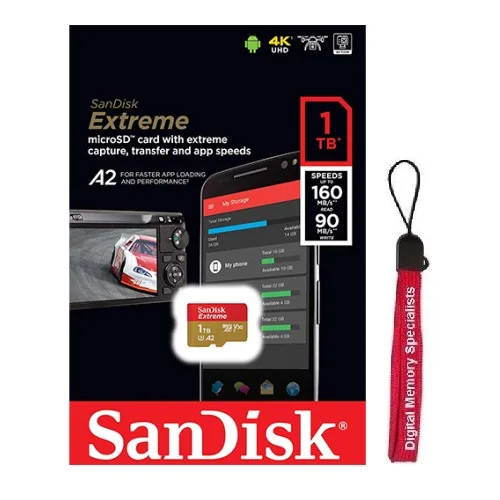 SanDisk SanDisk Extreme 1TB microSDXC 160MB/s SDSQXA1-1T00-GN6MN — product photo