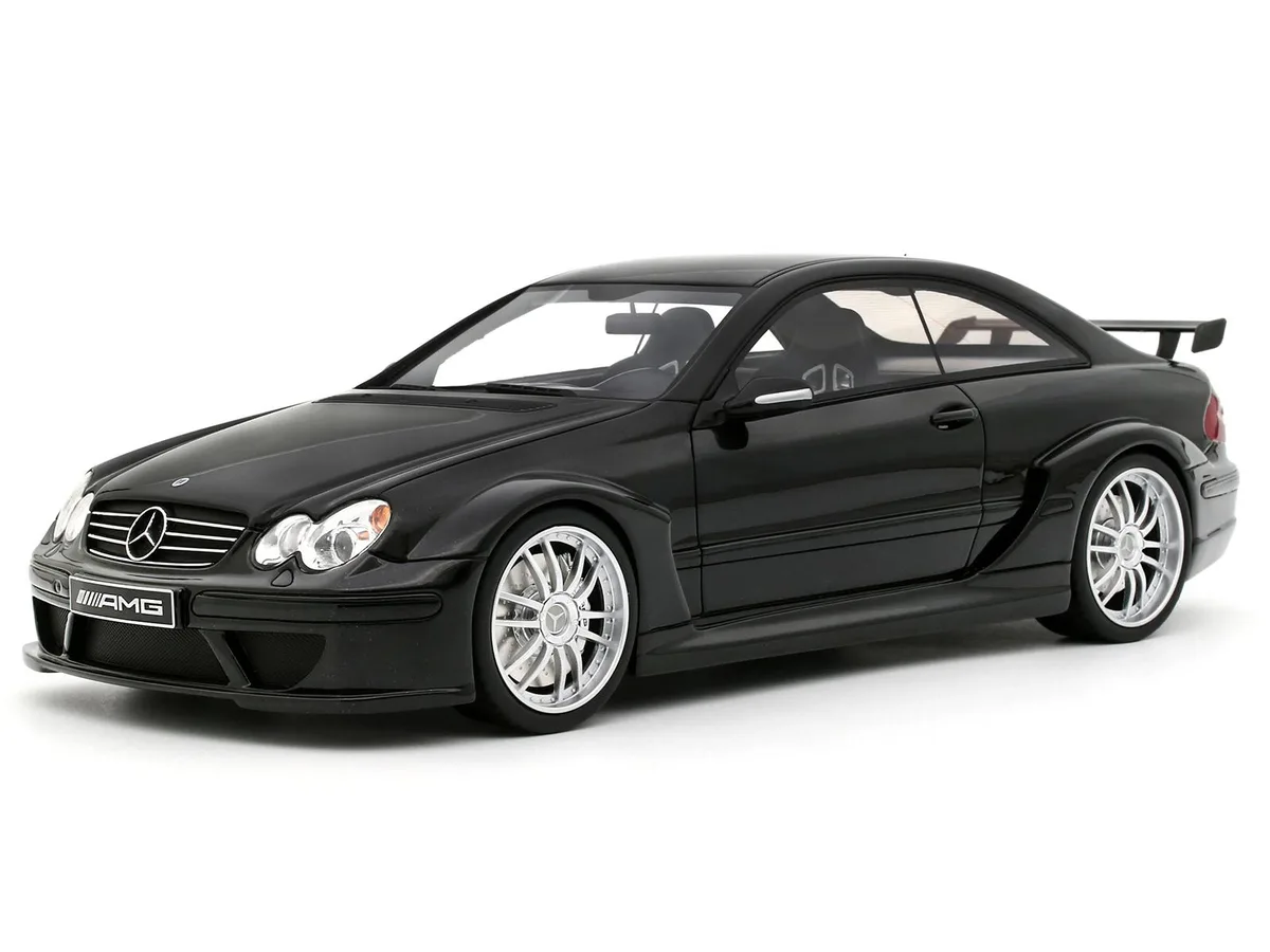 OttOmobile OttOmobile 2004 Mercedes-Benz C209 CLK DTM AMG Coupe Obsidian Black Limited Edition 1/18 999 pieces — product photo