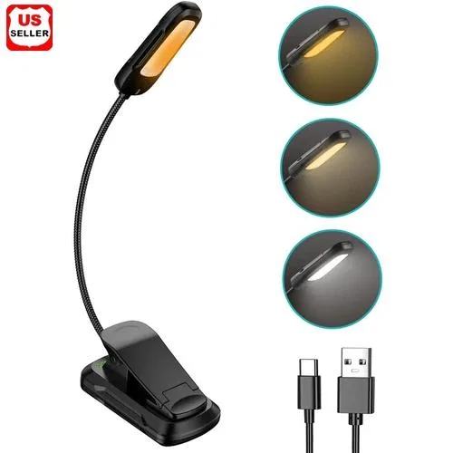 NShi NShi LINKPAL Book Light 19 LED 3 Modes USB-C 1200 mAh 1.4 in Clip 360° Flexible — product photo