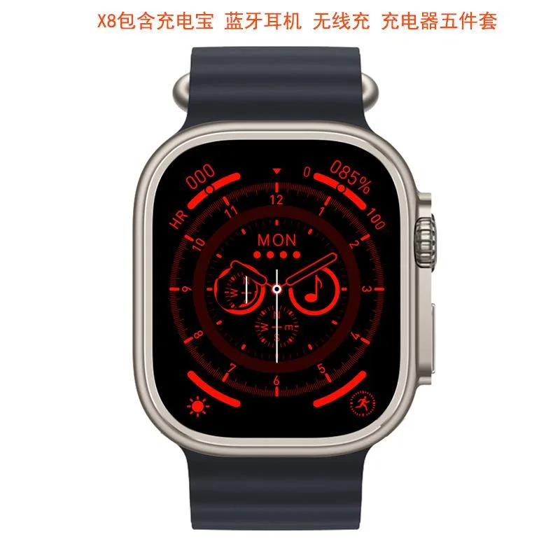 allentian allentian X8 Ultra Smartwatch 1.96" 150G 10-14 Days Black — product photo