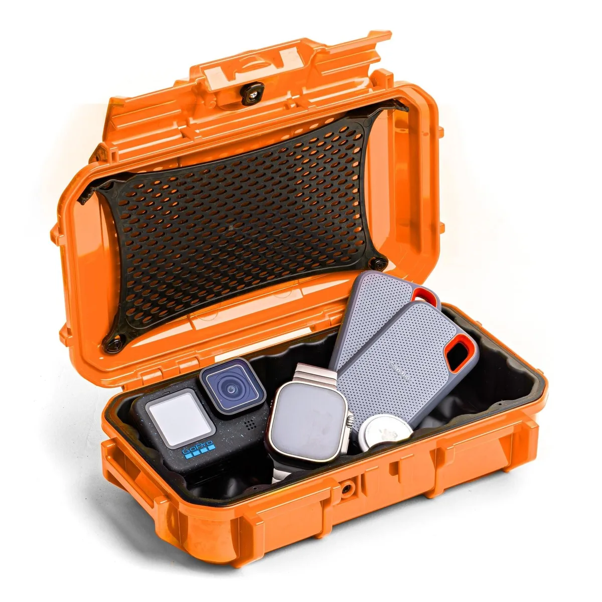 Seahorse Seahorse Evergreen Dry Box Medium Rubber Boot Orange 2 in 1 accessory — product photo
