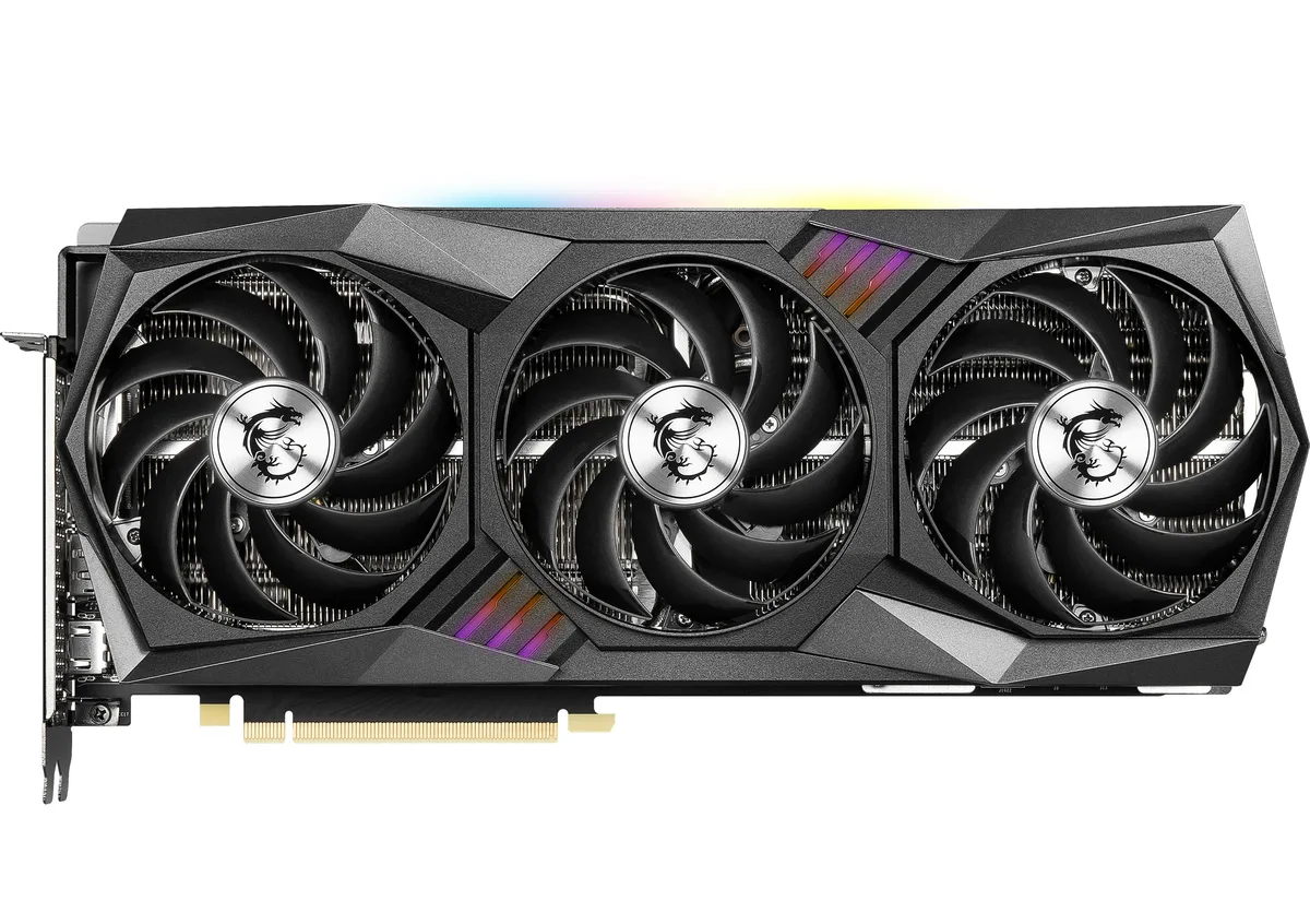 MSI MSI RTX 3080 GAMING Z TRIO 12G LHR graphics card — product photo