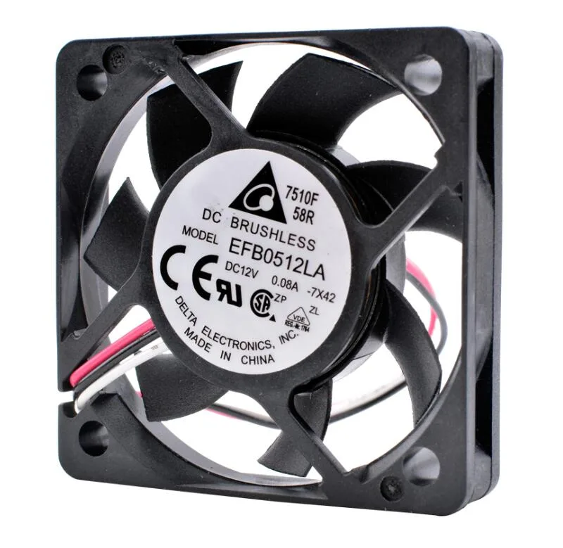 Zyvpee Zyvpee EFB0512LA -7X42 12V 0.08A 3 Pin 50mm case fan — product photo