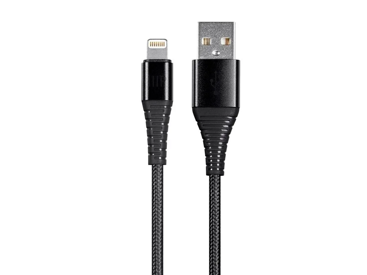 Monoprice Inc. Monoprice 131192 AtlasFlex Lightning Cable Black — product photo