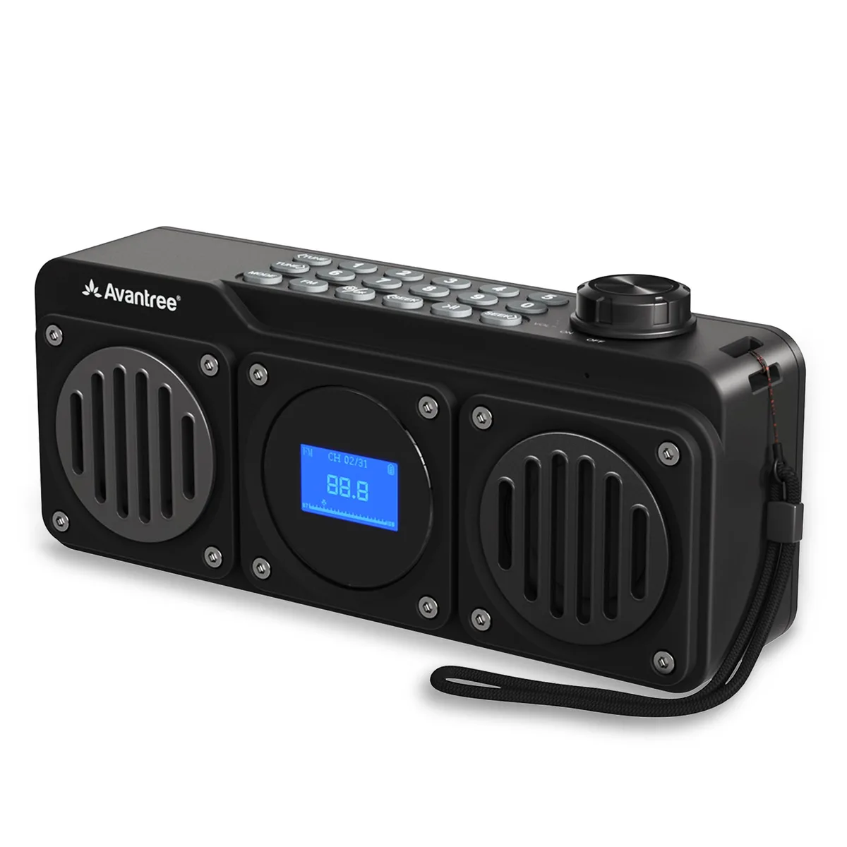 jWIN BTSP-870 Boombox Black 14W 18h — product photo