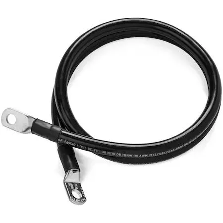 Spartan Power Spartan Power Single Black 2 ft 4 AWG Battery Cable — product photo