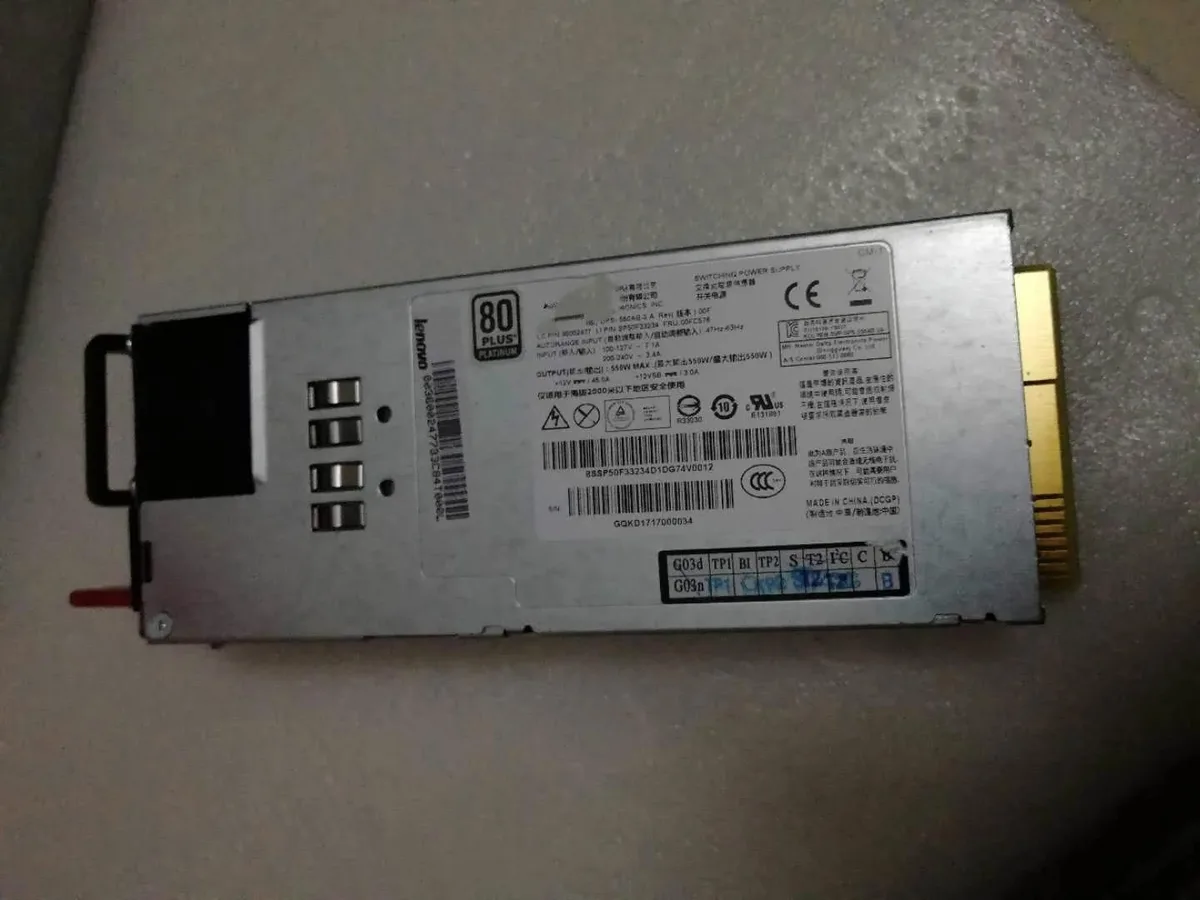 Supersuperuncle Supersuperuncle 550W server power supply for Lenovo RD430X RD440X RD640 DPS-550AB-2 A 36002477 — product photo
