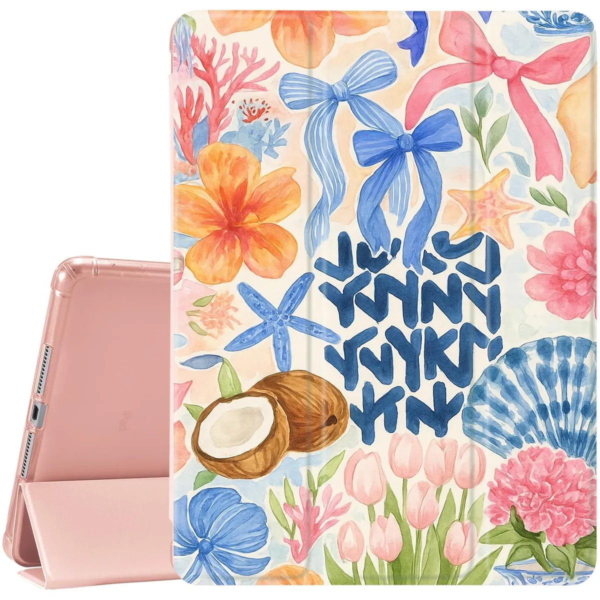 ALSEYE ALSEYE iPad Air 13" Case M2/M3 2024/2025 Pink 2 in 1 accessory — product photo