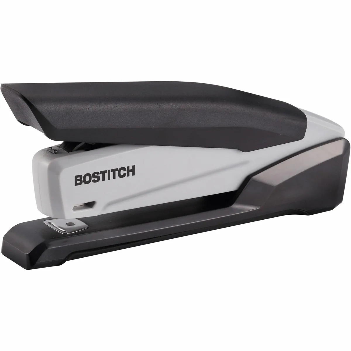 Bostitch 1710 20-sheet stapler, 70% recycled, 80% easier, 7.5 x 1.8 x 3.3 in, Black — product photo