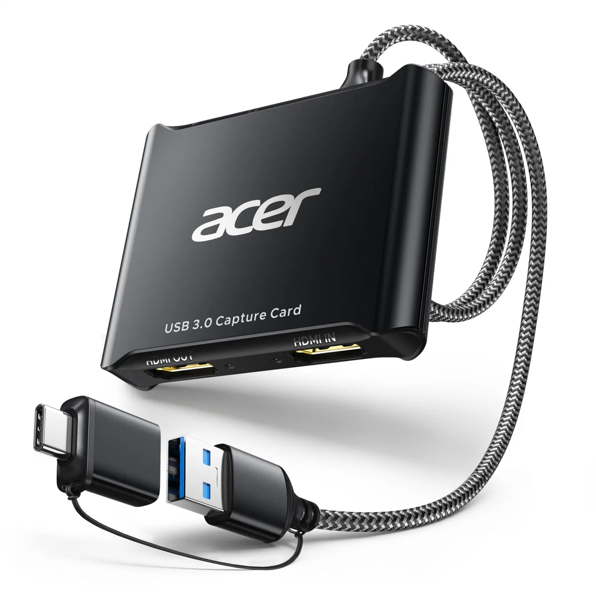  elgato OCB5B0 USB 3.0 HDMI Capture Card 1080P 60Hz 4K Loop-Out Black — product photo