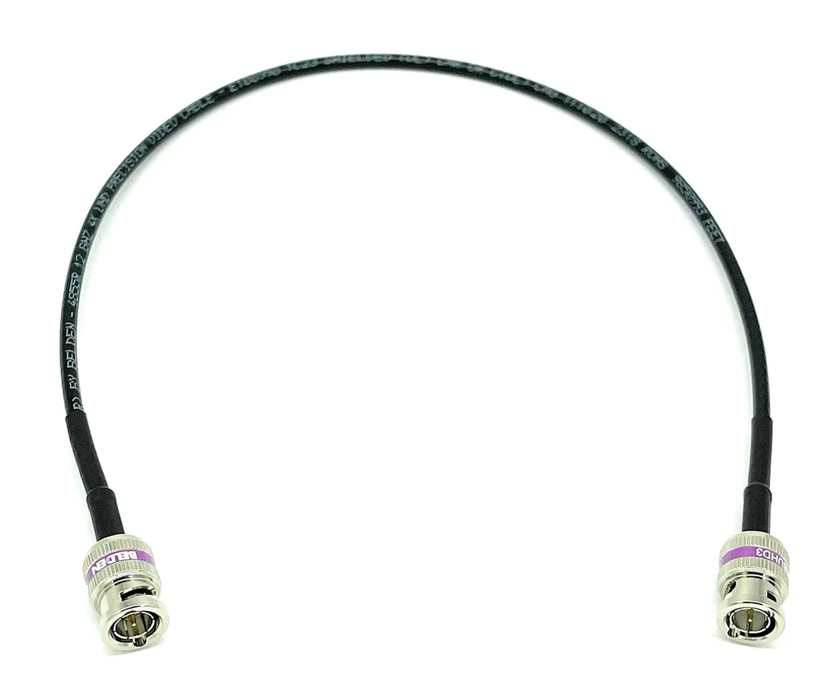 BESIGN BESIGN 12G 4K SDI BNC Mini RG59 Cable 3ft Black — product photo