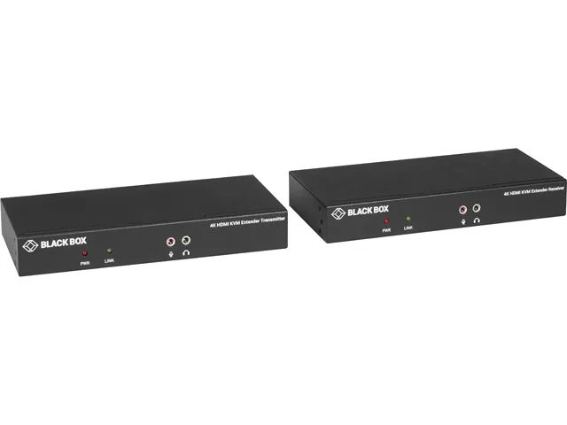 Black Box Corporation Black Box Corporation KVXLCHF-100 KVM Switch 4K HDMI USB 2.0 Serial Audio Fiber 10km — product photo